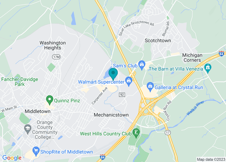 Map of Middletown Medical